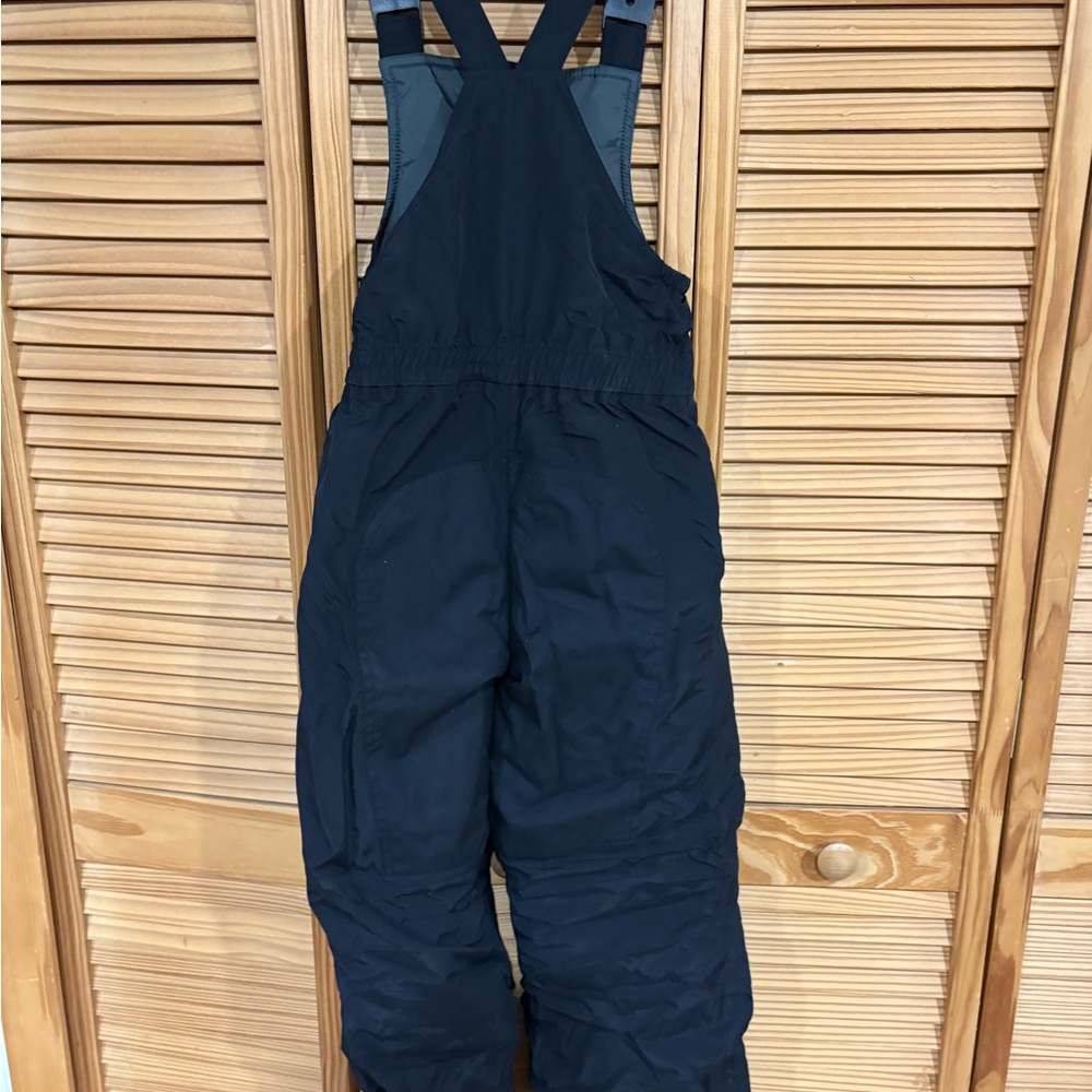 LandsEnd Black Snow Bib Overalls